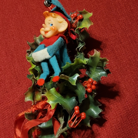 Vintage Knee Hugger Felt Elf - Picture 4 of 13